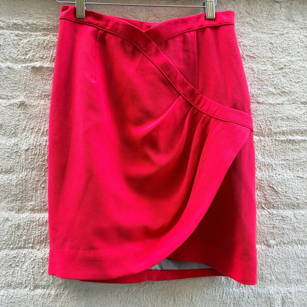 NWT Anthropologie | Leifsdottir Red Tulip Lined Mini Skirt Sz 4